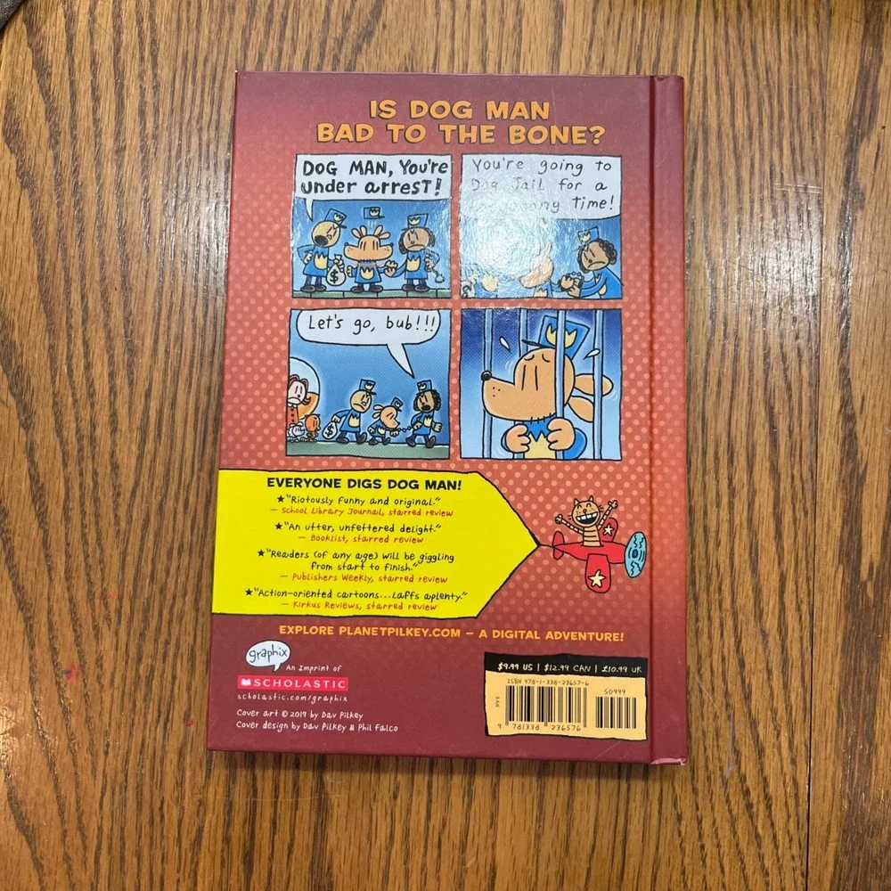 Dog Man Brawl of the Wild by Dav Pilkey Childrens Graphic‎ Novel Book